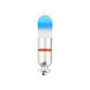 OrcaTorch SD01 Pro Flashlight Azul