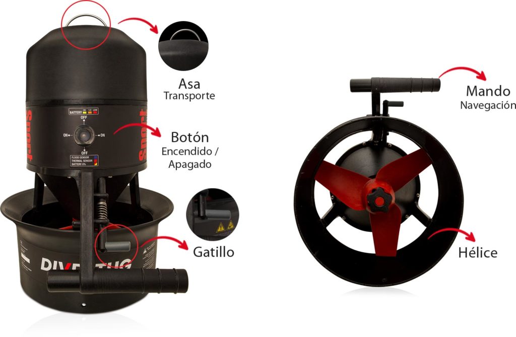 Divertug Sport Scooter Submarino