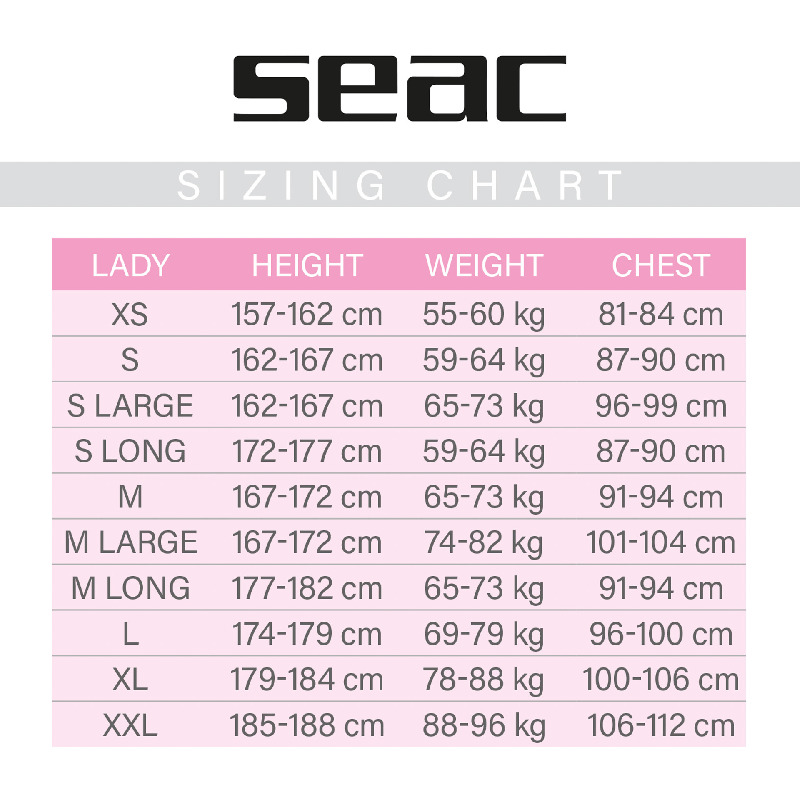 Seac Space 7mm Mujer