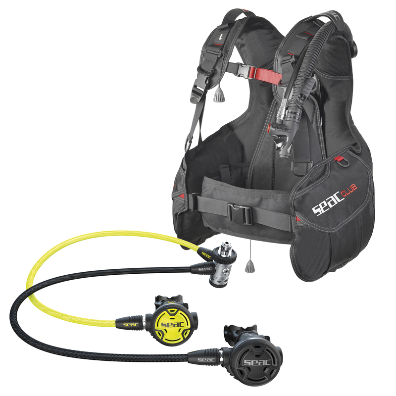 Seac Set Chaleco Club + Regulador PX100 DIN con Octopus
