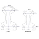 Tecline Placa Travel Mini Acero 3mm