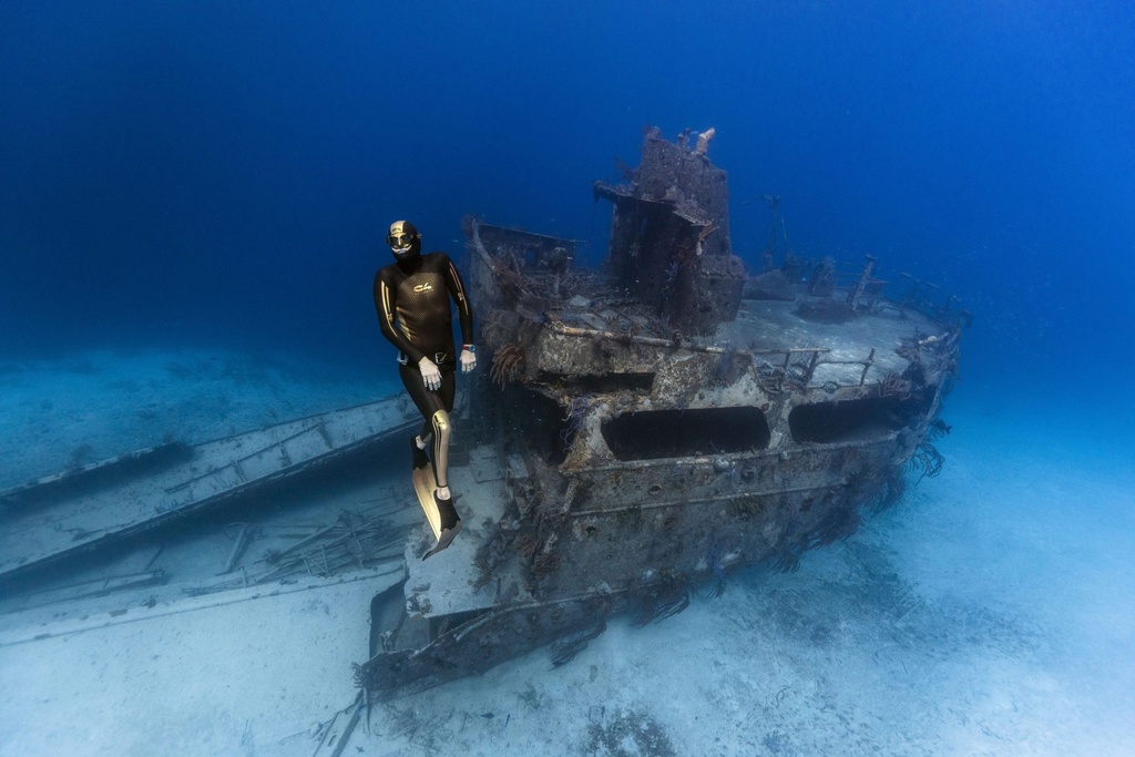 C4 Aletas Umberto Pelizzari Aurea Dorado