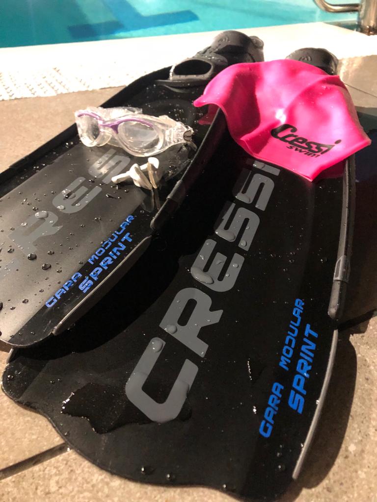Cressi Aletas Apnea Gara Modular Sprint Negra