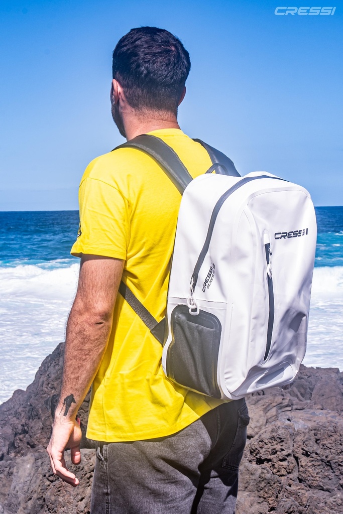 Cressi Mochila Atlantis Dry 30L Blanco