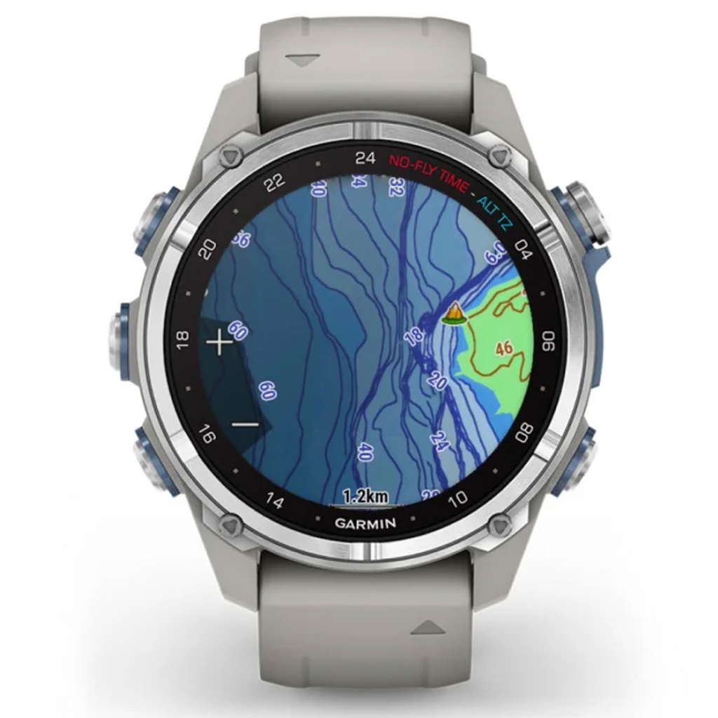 Garmin Descent MK3 Inox 43mm - Correa Silicona
