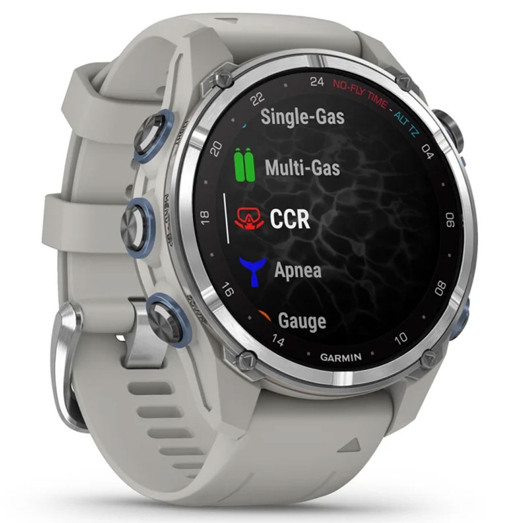 Garmin Descent MK3 Inox 43mm - Correa Silicona