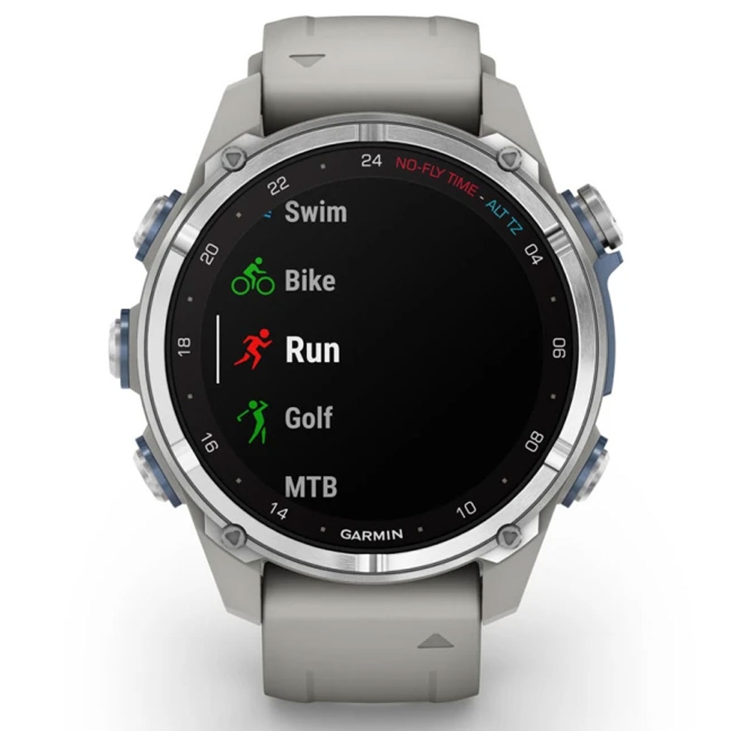 Garmin Descent MK3 Inox 43mm - Correa Silicona