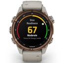 Garmin Descent MK3i Titanio Bronce 43mm - Correa Silicona Gris