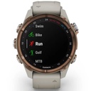 Garmin Descent MK3i Titanio Bronce 43mm - Correa Silicona Gris