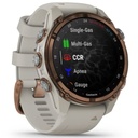 Garmin Descent MK3i Titanio Bronce 43mm - Correa Silicona Gris