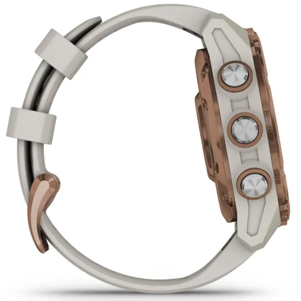 Garmin Descent MK3i Titanio Bronce 43mm - Correa Silicona Gris