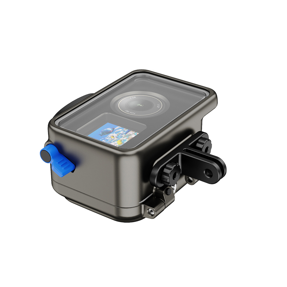 Sea Frogs Carcasa Aluminium 200m Negro para DJI Action 5/4/3