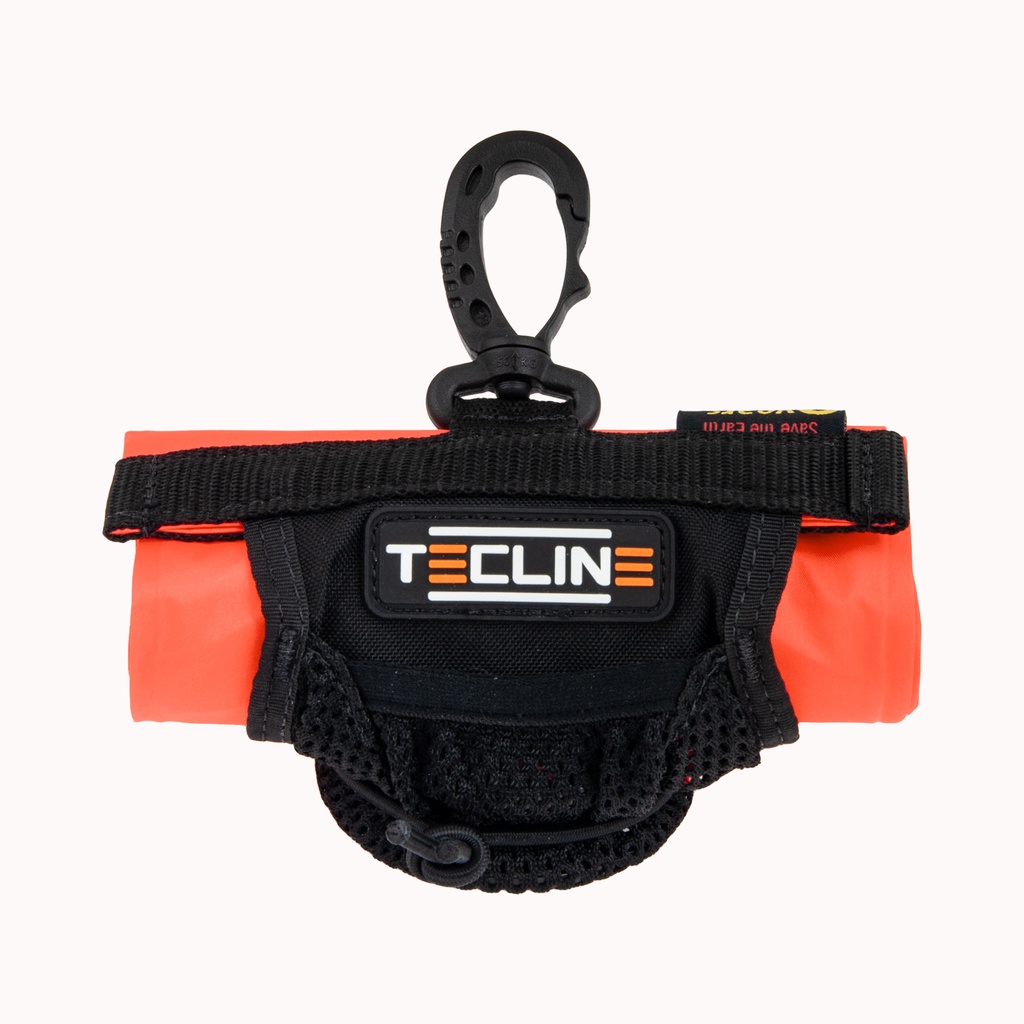 Tecline Boya Semi-Cerrada Naranja 180CM Con Carrete 30M