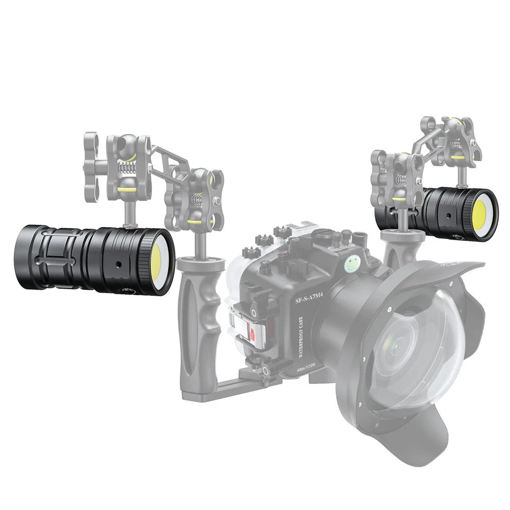 Sea Frogs MK-18 Foco 10000lm Rojo / UV 100m