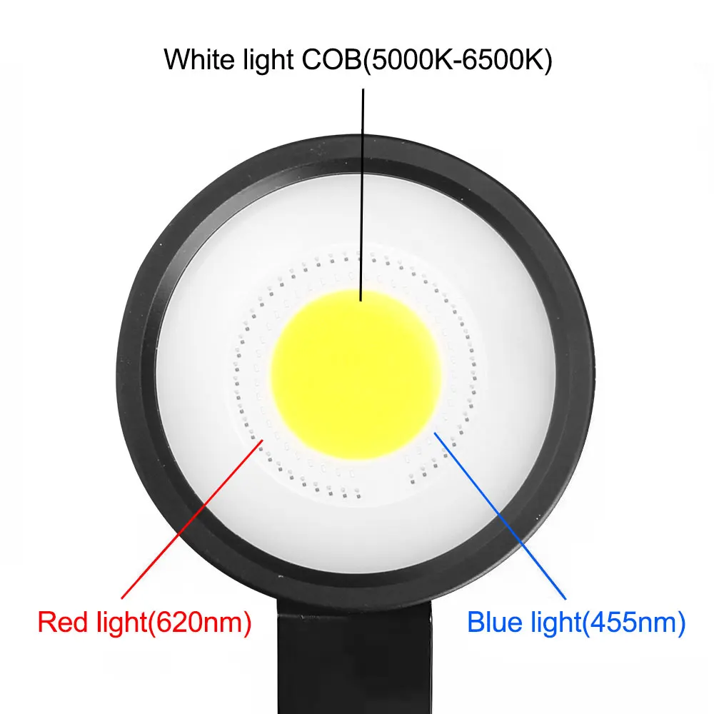 Sea Frogs MK-18 Foco 10000lm Rojo / UV 100m