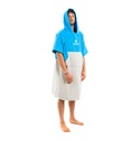 Surflogic Poncho Cyan & Gris