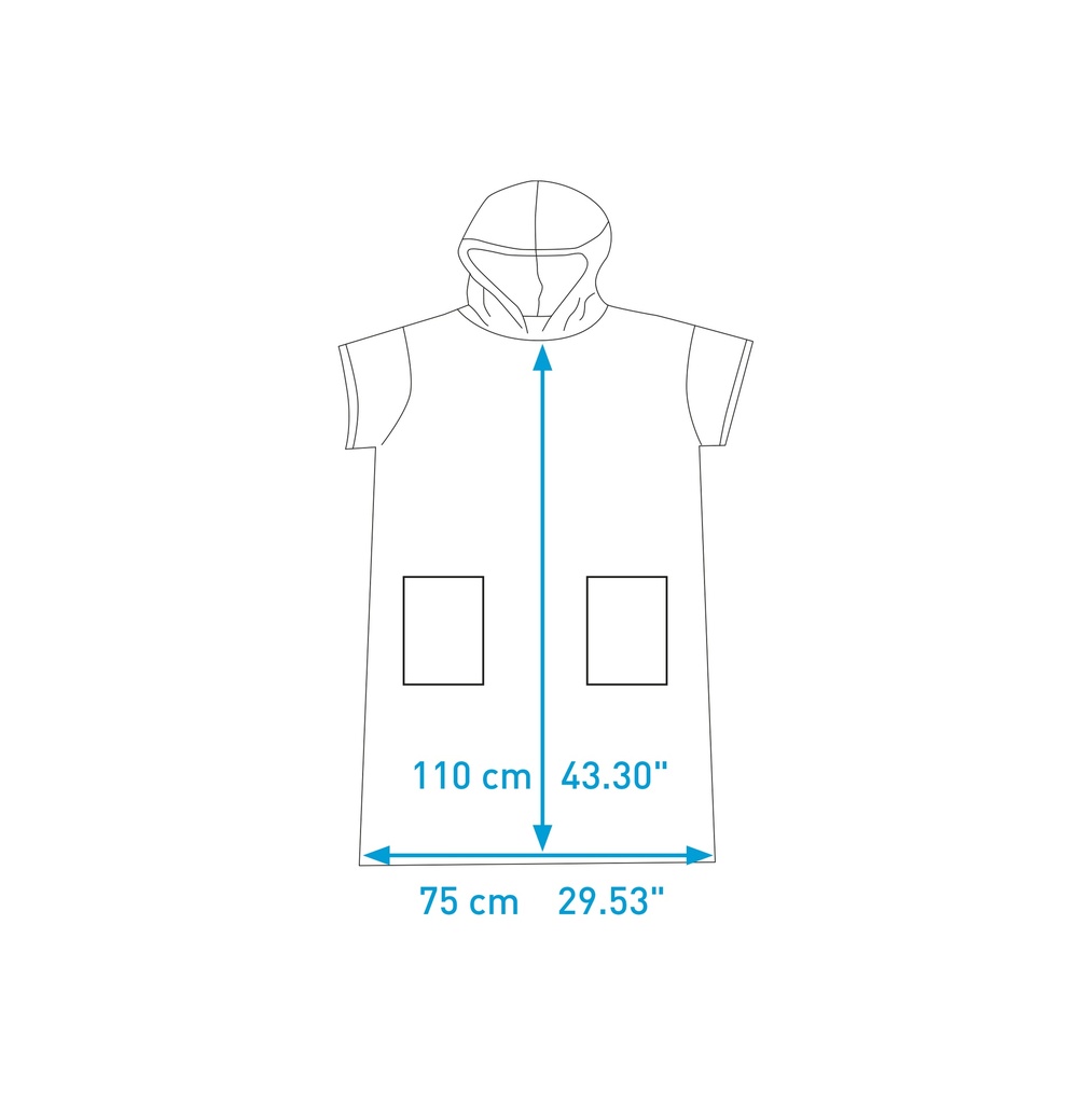 Surflogic Poncho Tile & Navy