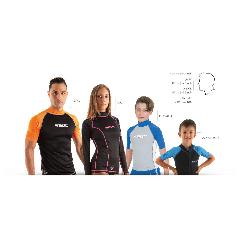 Seac Máscara Unica Full Face Azul L/XL