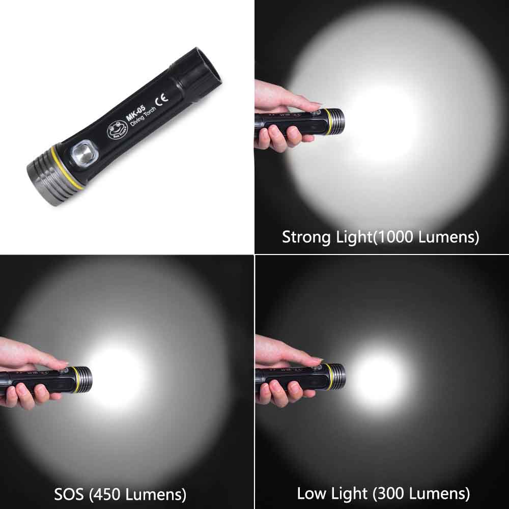 Sea Frogs MK-05 Linterna Amphibious 1000lm