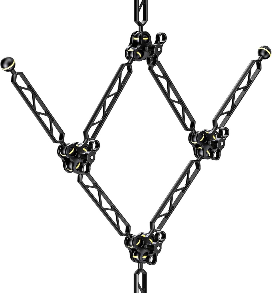 Sea Frogs Brazo Aluminio Doble Bola 15cm (5'')