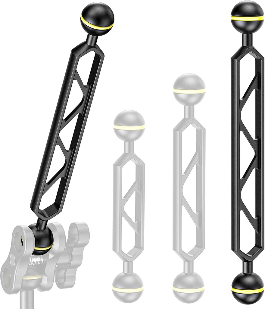 Sea Frogs Brazo Aluminio Doble Bola 12.5cm (4'')