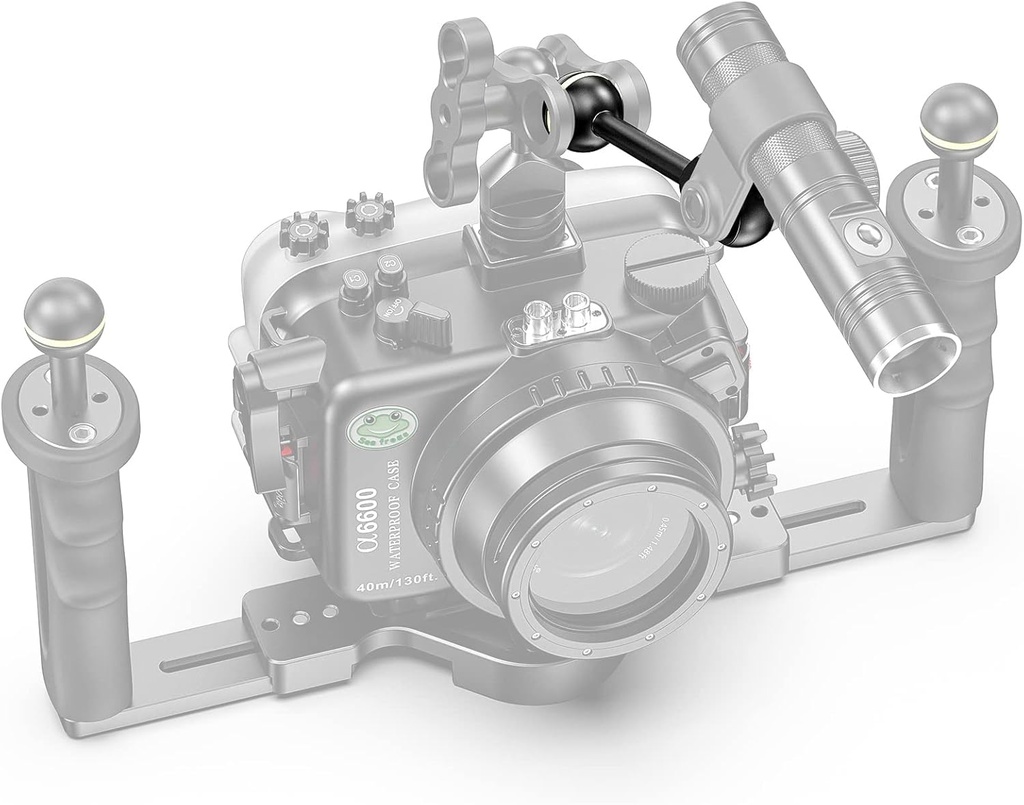 Sea Frogs Brazo Aluminio Bola / YS 11cm (3.5'')