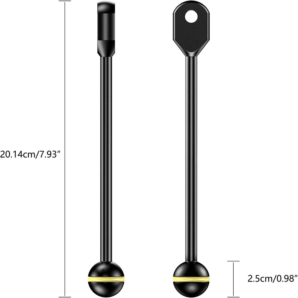 Sea Frogs Brazo Aluminio Bola / YS 20cm (7'')