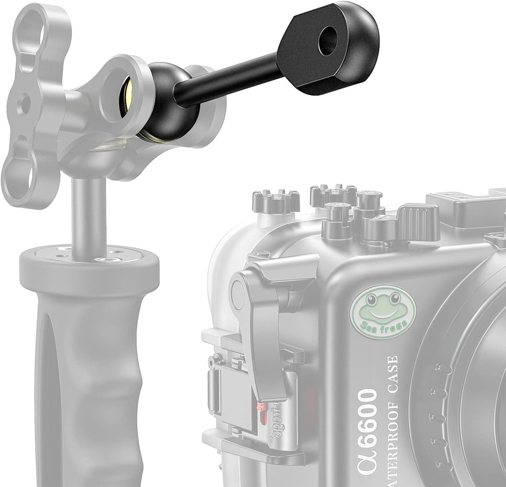 Sea Frogs Brazo Aluminio Bola / YS 9.5cm (3'')