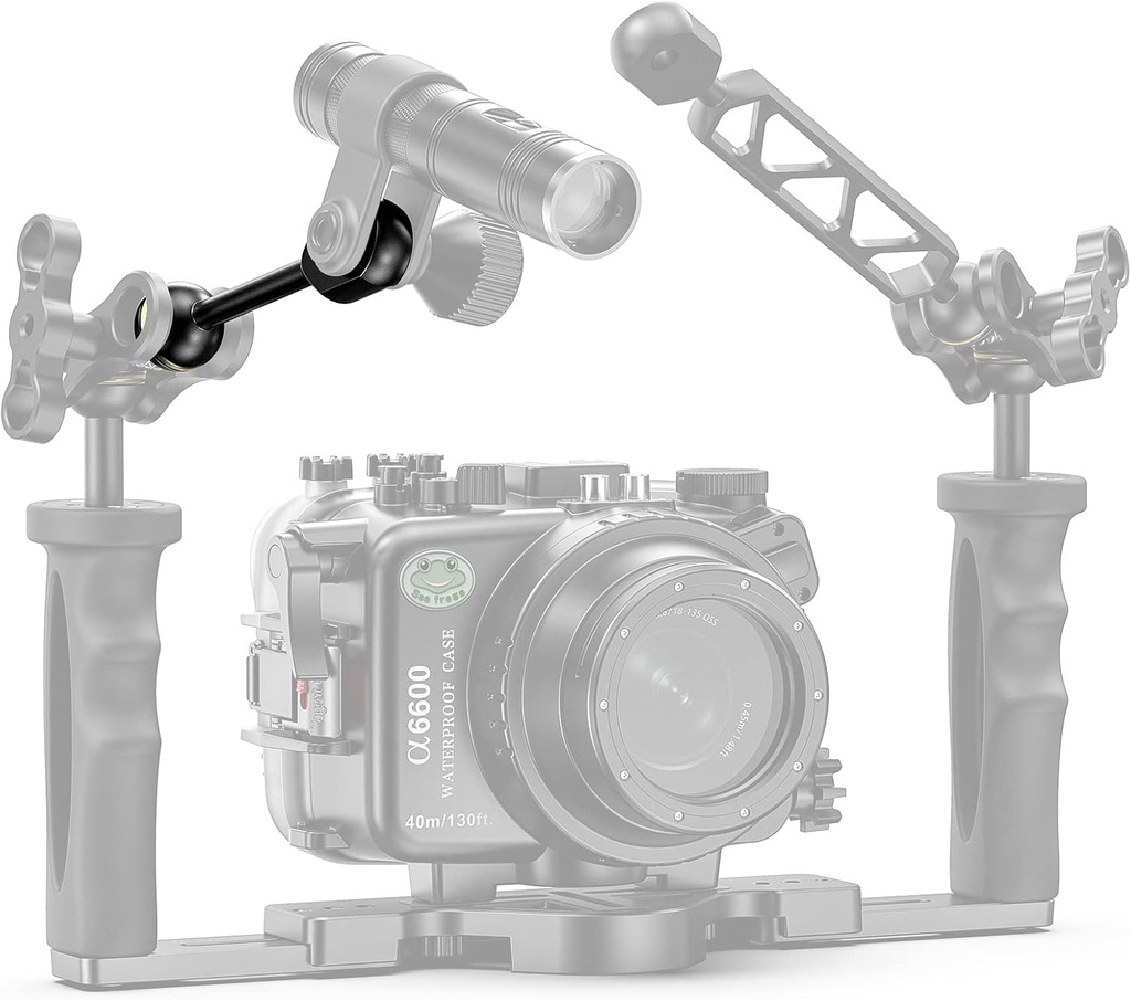 Sea Frogs Brazo Aluminio Bola / YS 9.5cm (3'')