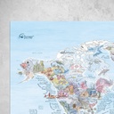 Awesome Maps Dive Map 97x56cm