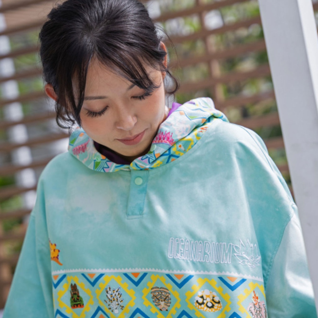 Oceanarium Poncho Toalla Seaslug Turquoise