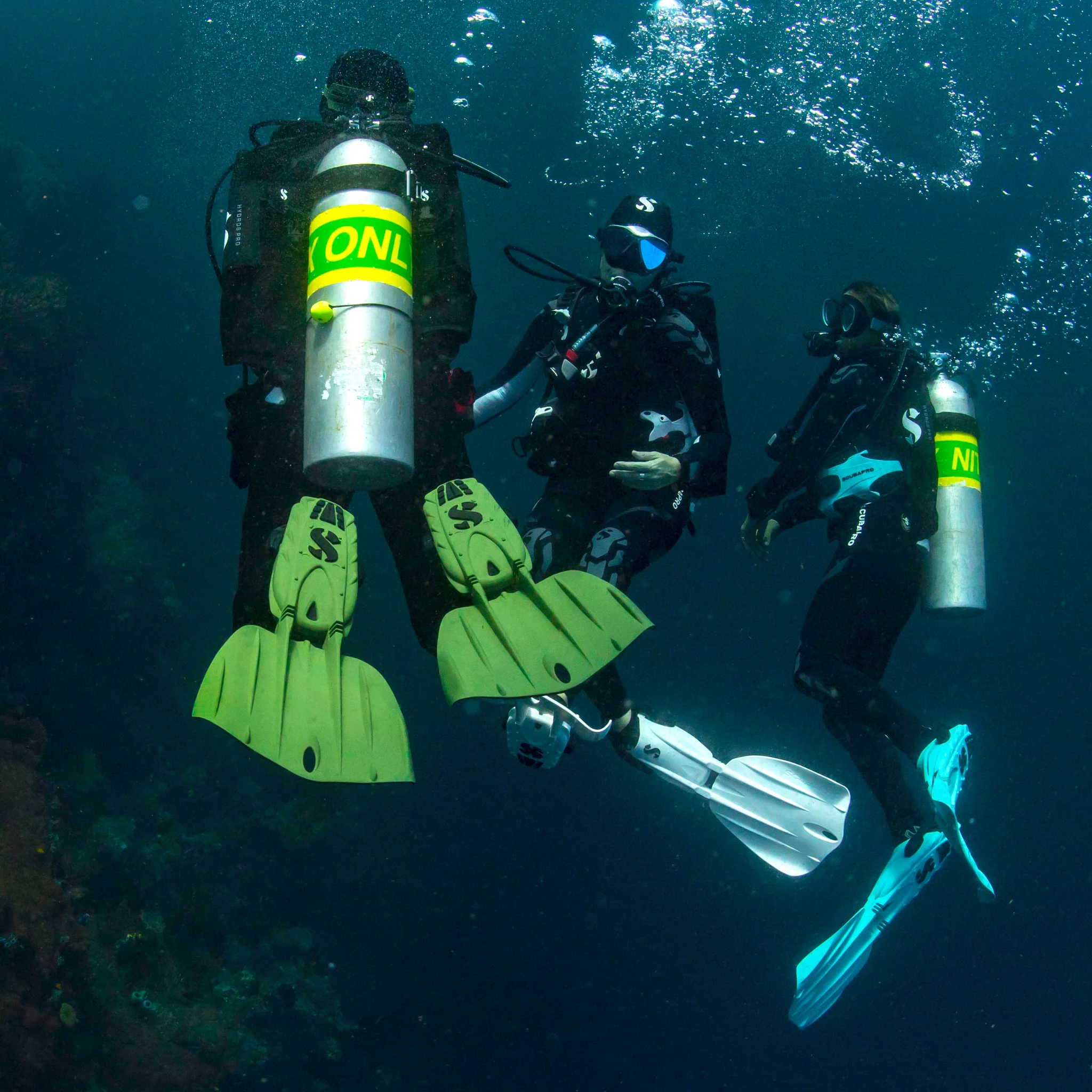 Scubapro Aletas Seawing Nova Gorilla Oliva Verde