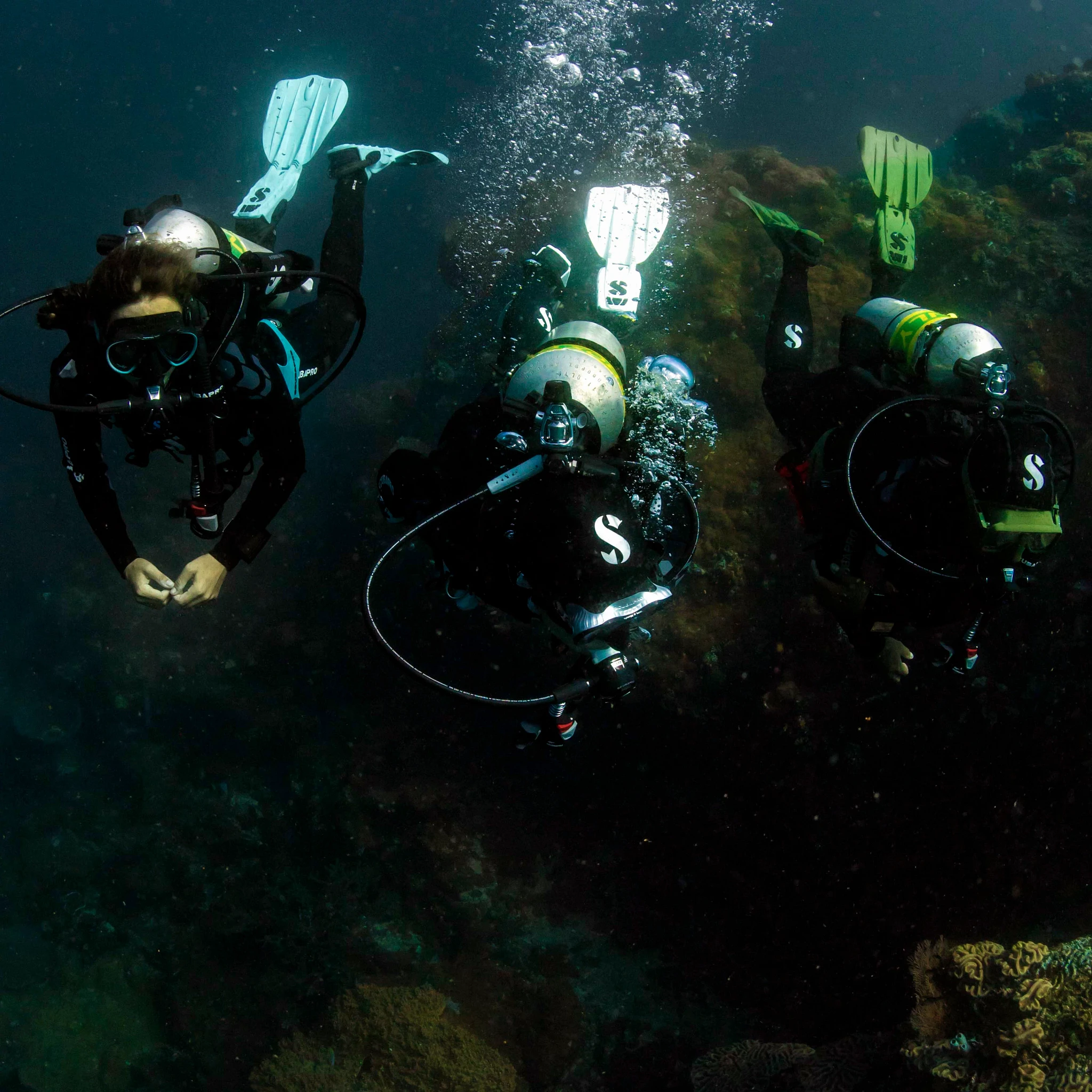 Scubapro Aletas Seawing Nova Gorilla Oliva Verde