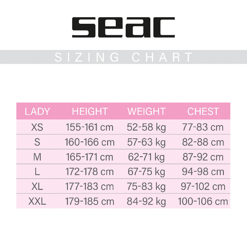 Seac Traje Master Dry Semiseco 7mm Mujer