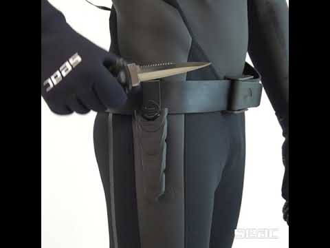 Seac Cuchillo Rapid Daga Negro / Gris