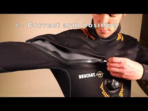 Beuchat Semiseco Med C-Zip 8/7mm Hombre