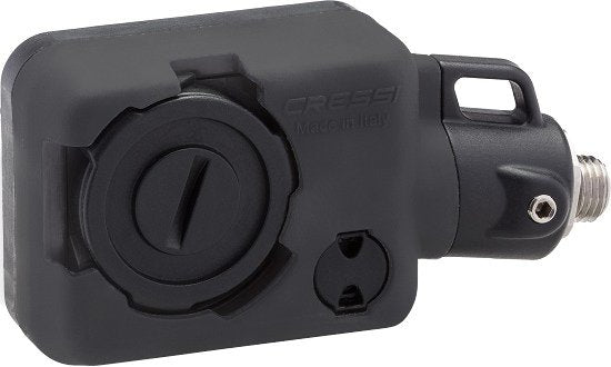 Cressi Consola Digi 2 Negro con Latiguillo 84cm