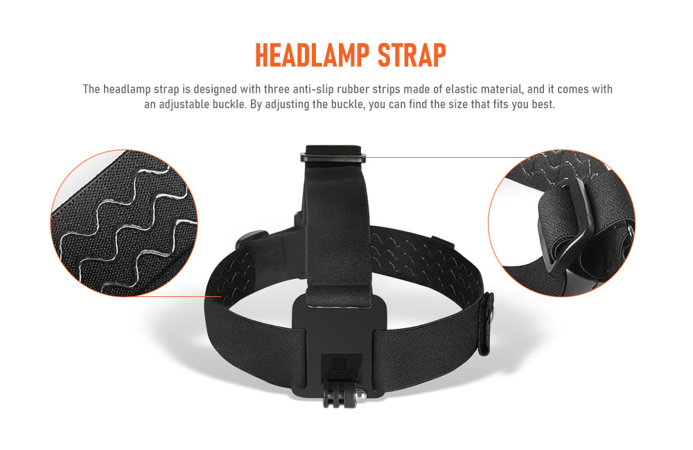 OrcaTorch Mazu TD01 Linterna de Cabeza 1200lm