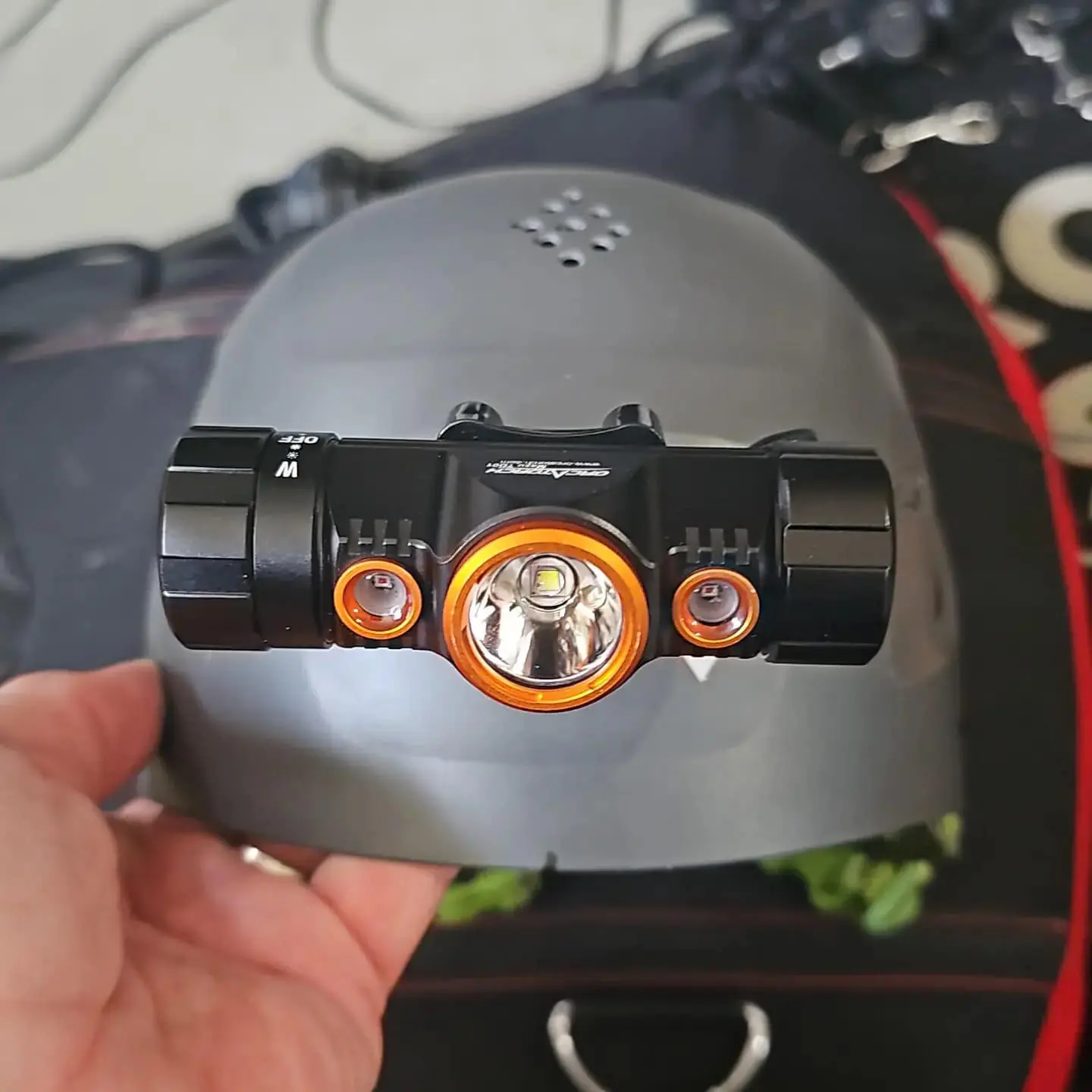 OrcaTorch Mazu TD01 Linterna de Cabeza 1200lm