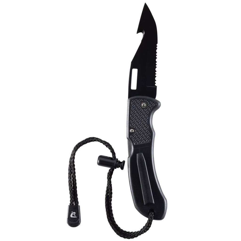Cressi Cuchillo Chaku Galvanizado Negro