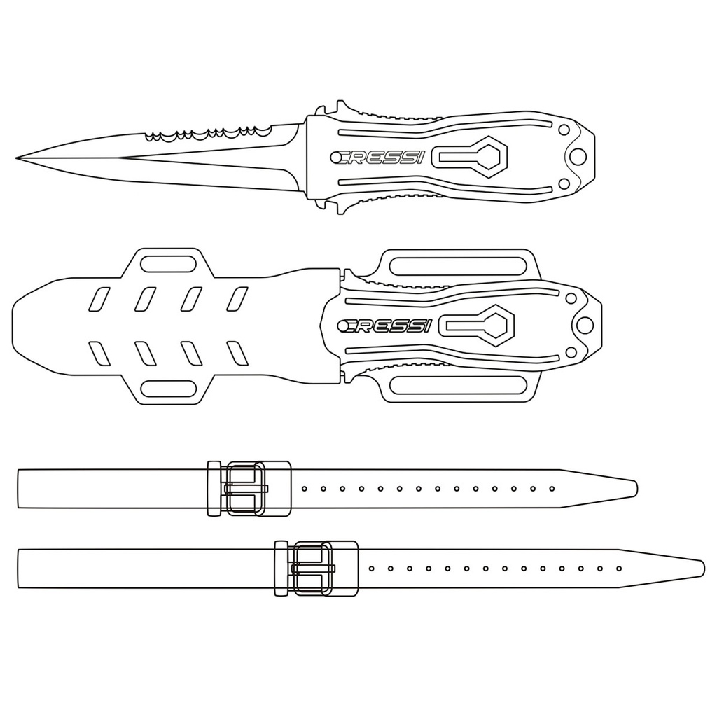 Cressi Cuchillo Lizard