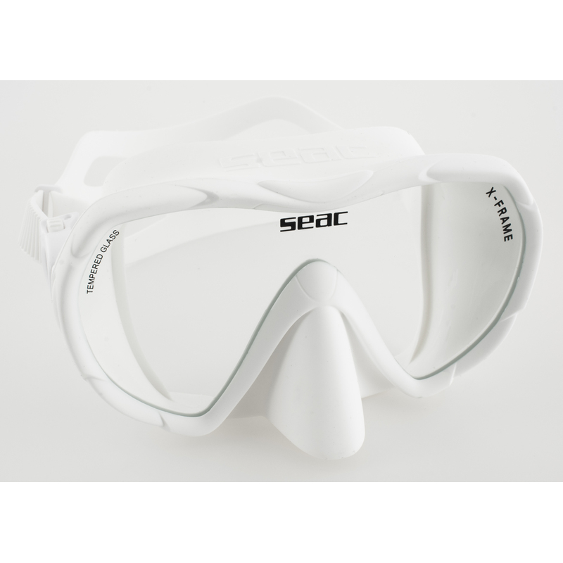 Seac Máscara X-Frame Aqua Blanco