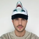 Keep Diving Gorra Shark 3D