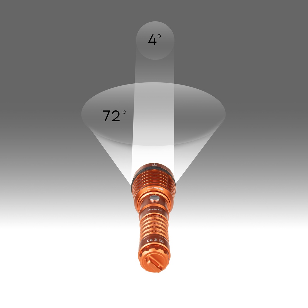 Tecline LED Light Zoom 1500lm Naranja