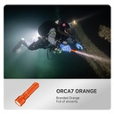 OrcaTorch Orca 7 3000lm Naranja