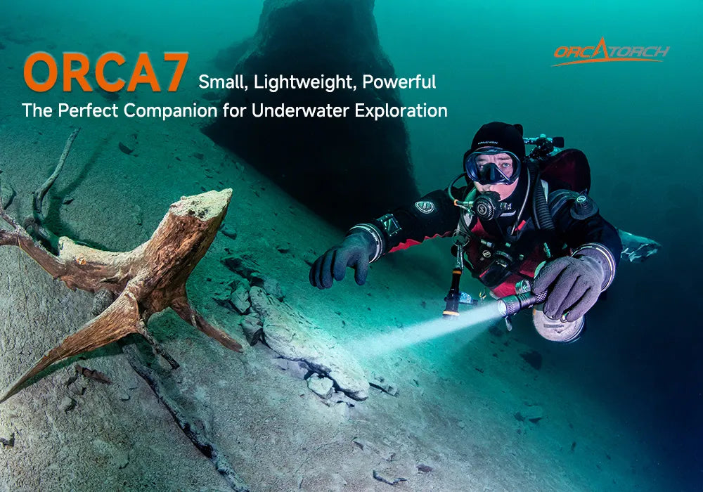 OrcaTorch Orca 7 3000lm Rojo