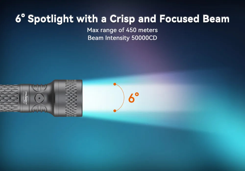 OrcaTorch Orca 7 3000lm Rojo