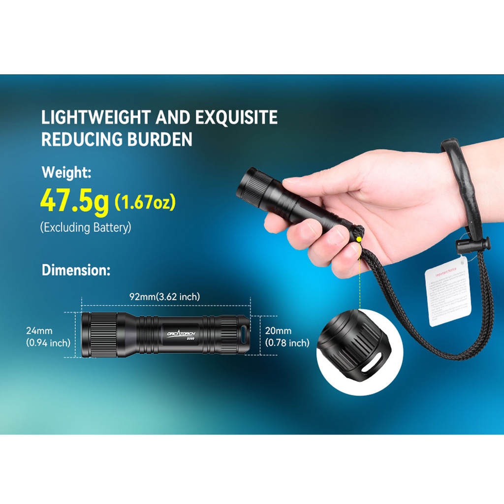 OrcaTorch D560 630lm Negro