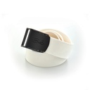 C4 Cinturón Elastico Hebilla Nylon Blanco