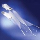 C4 Aletas Umberto Pelizzari Ghost Transparente / Blanco